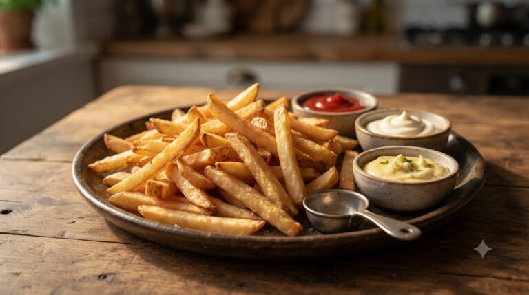 Patatas fritas en freidora de aire: crujientes y perfectas sin aceite