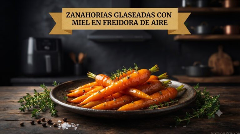 Zanahorias Glaseadas con Miel en Freidora de Aire
