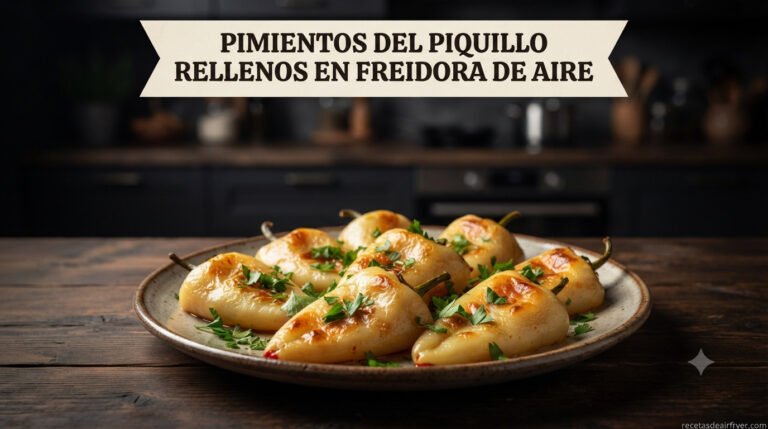 Pimientos del Piquillo Rellenos en Freidora de Aire: Listos en 25 Min