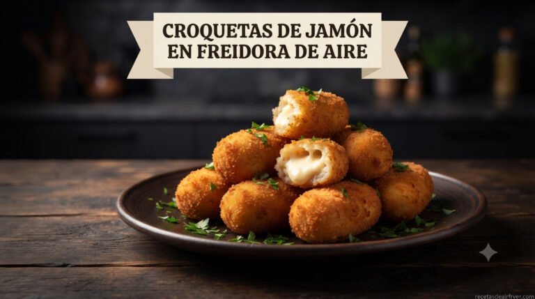 Croquetas de Jamón en Freidora de Aire: Cremosas y Sin Freír