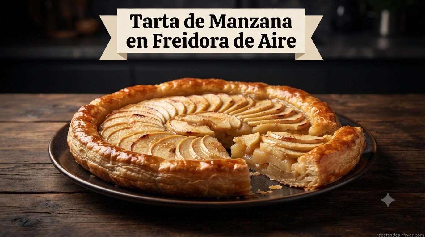 Tarta de Manzana en Freidora de Aire