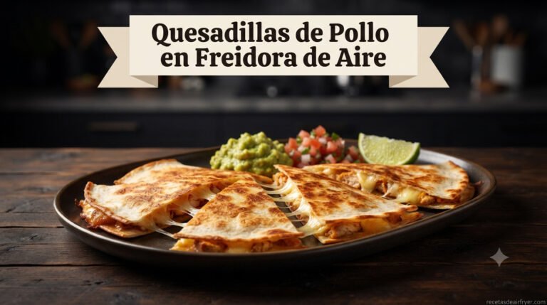 Quesadillas de Pollo en Freidora de Aire: Crujientes y Listas en 15 Minutos