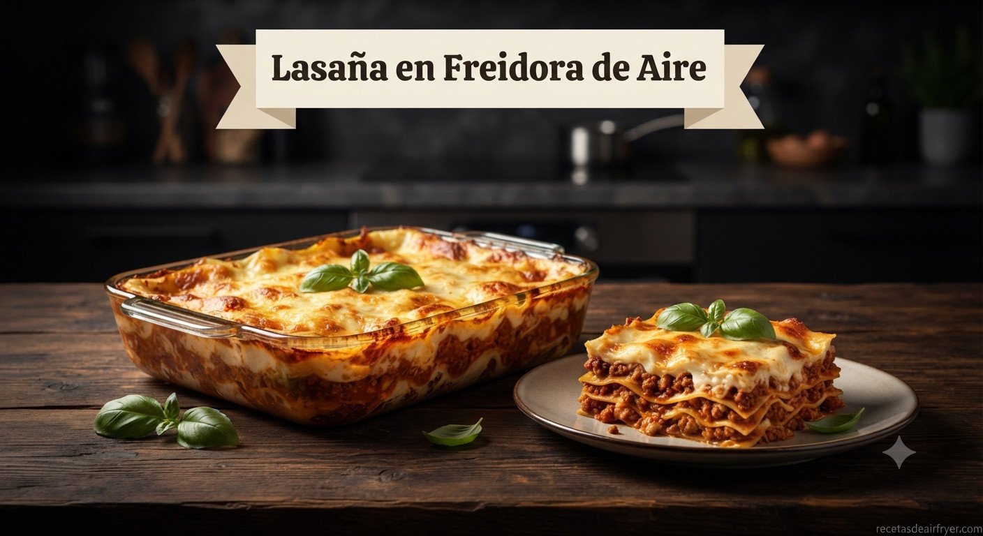 Lasaña en Freidora de Aire