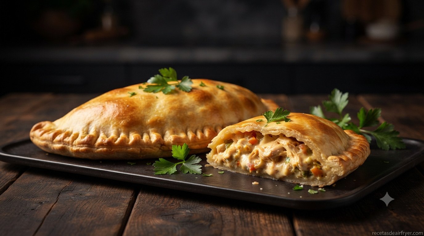 Empanada de Pollo en Freidora de Aire