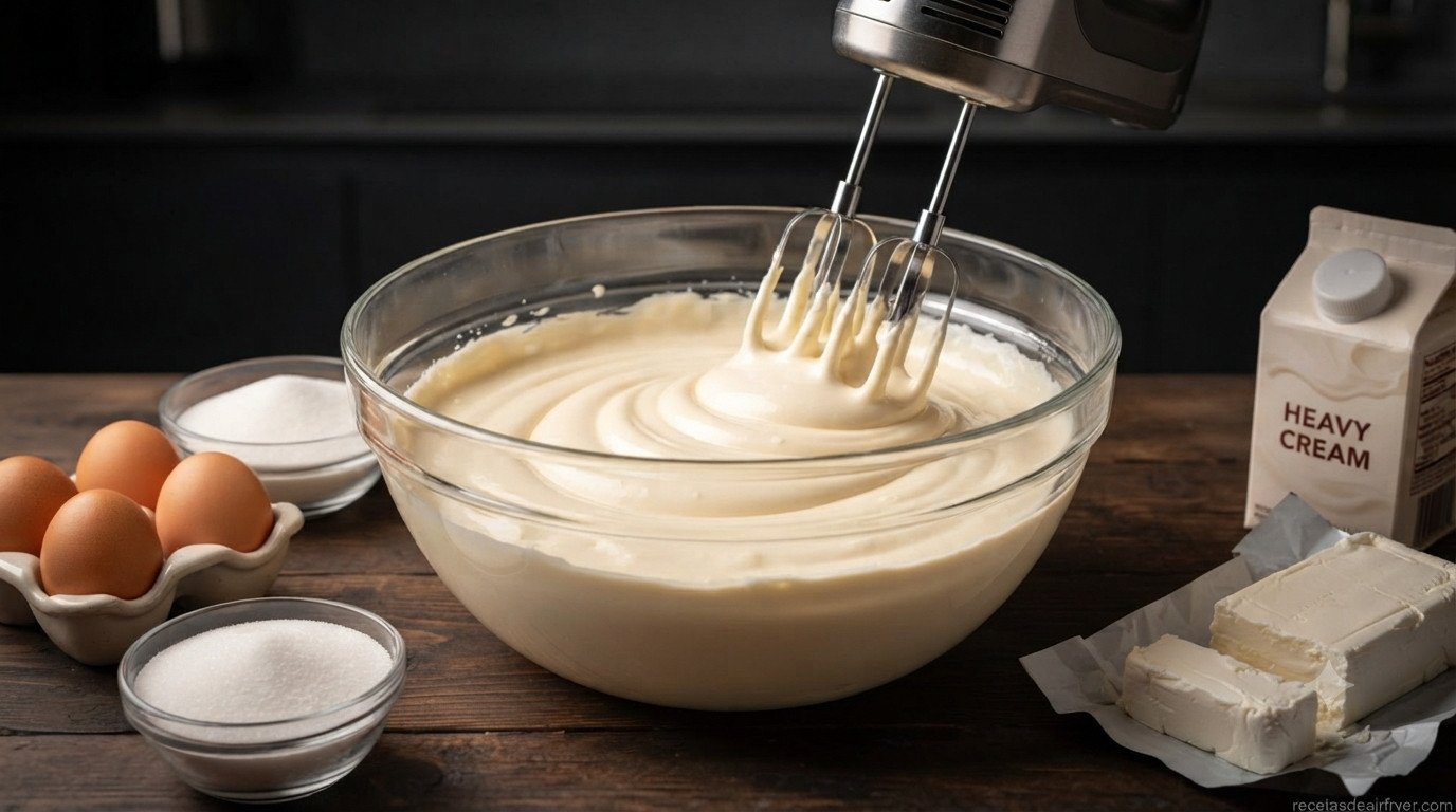 Ingredientes para preparar tarta de La Viña en freidora de aire