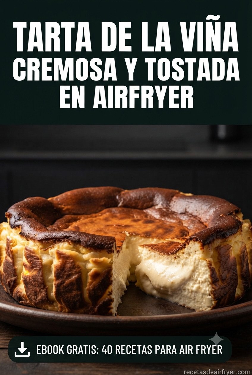 Porción de tarta de La Viña mostrando su interior cremoso