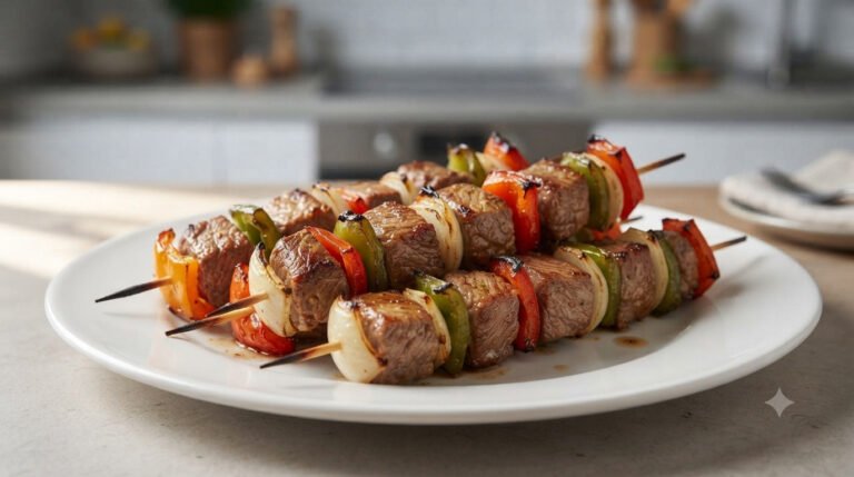 Brochetas de Carne en Freidora de Aire: Tiempo y Temperatura