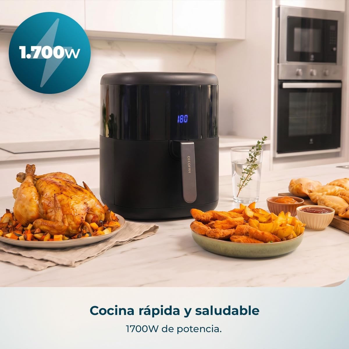Resultado de comida cocinada en la Cecofry Bombastik 6000