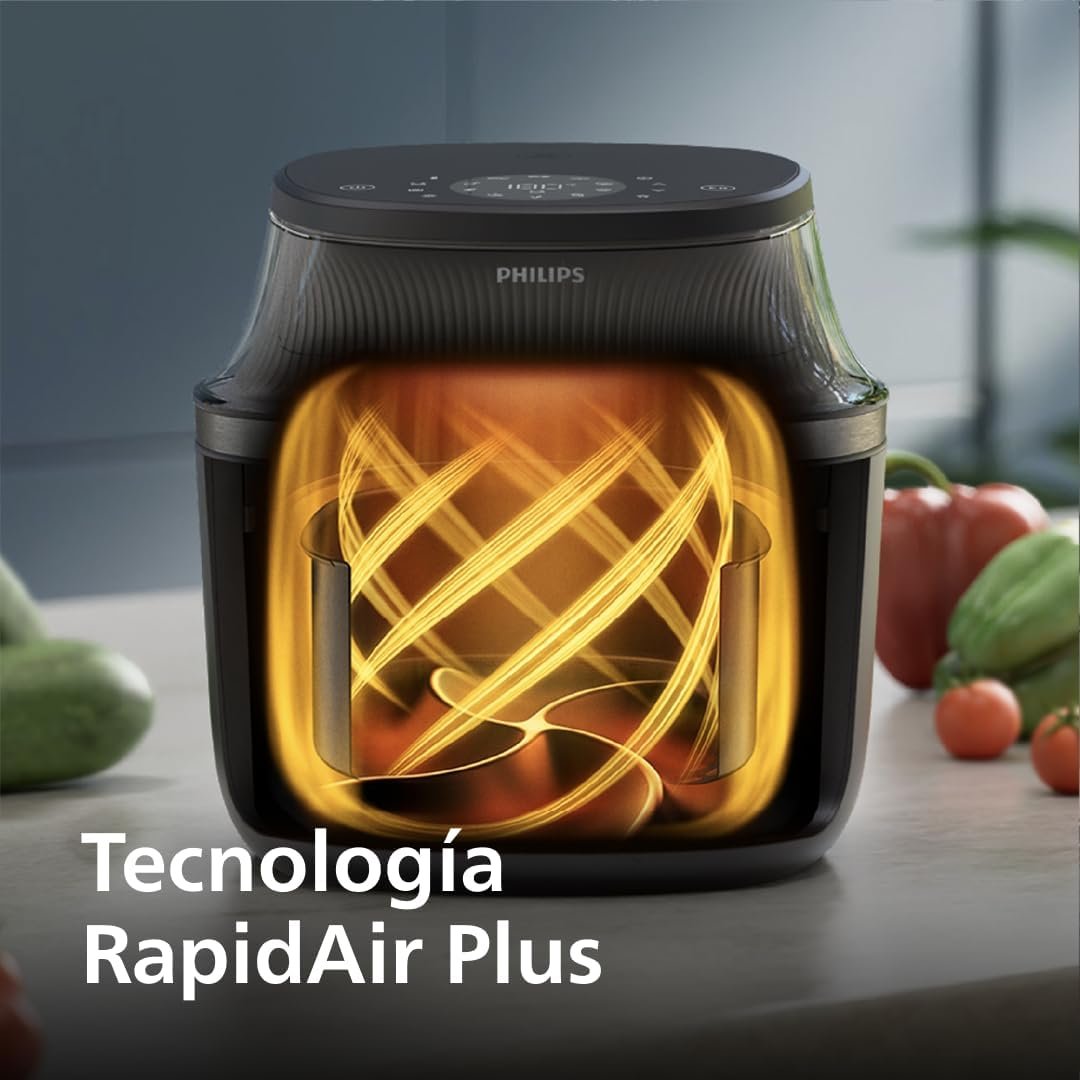 Cesta XL de 7,2 litros de la Philips Airfryer NA340/00