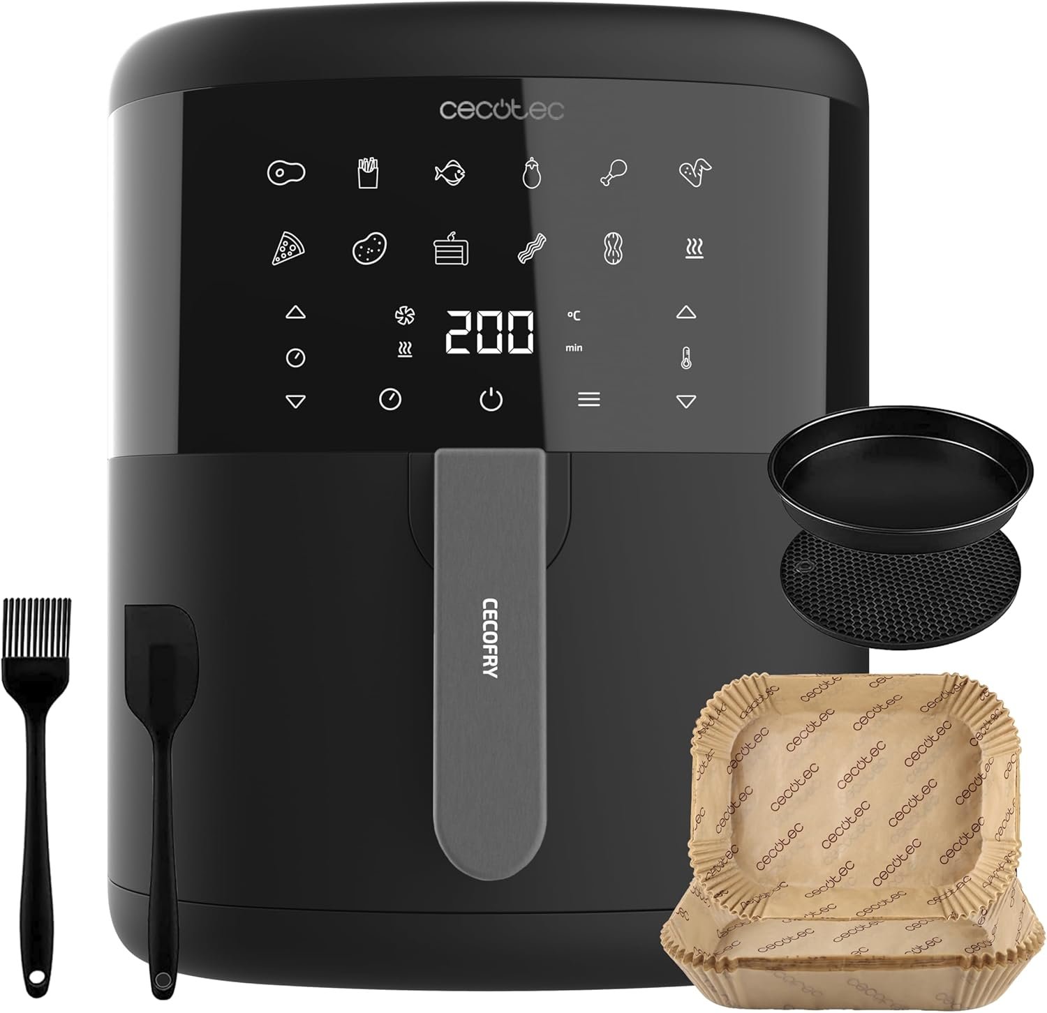 Cecotec Cecofry Bombastik 6000, freidora de aire de 6 litros