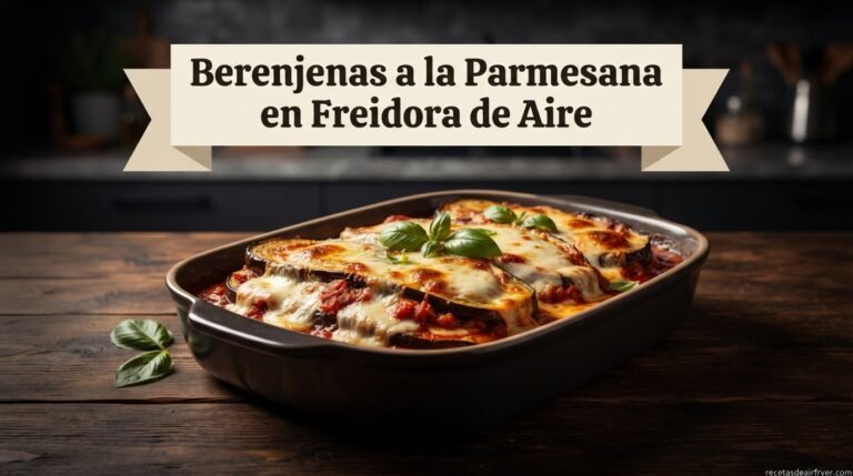 Berenjenas a la Parmesana en Freidora de Aire