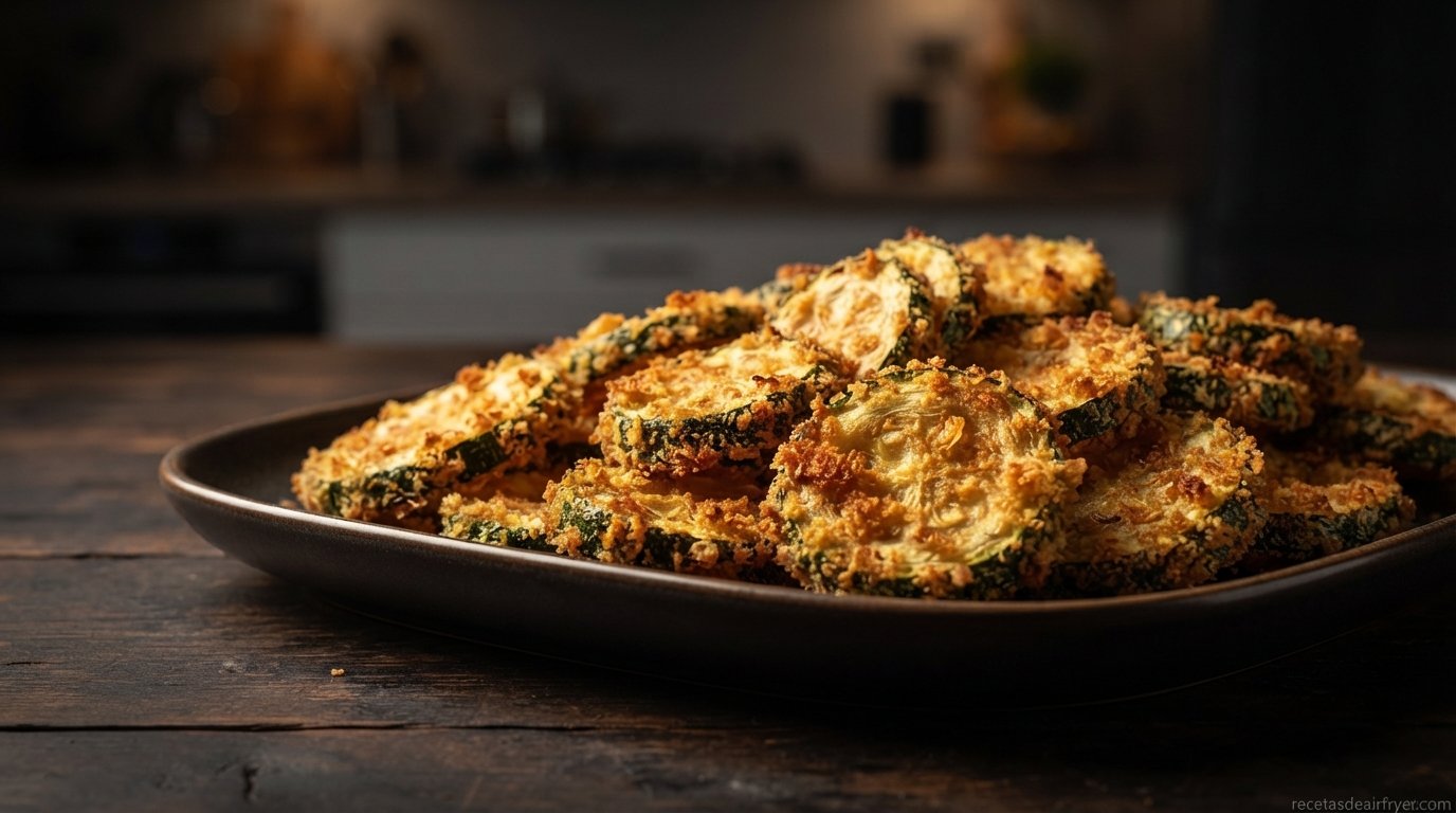 Espaguetis de calabacín mezclados con salsa de tomate y parmesano