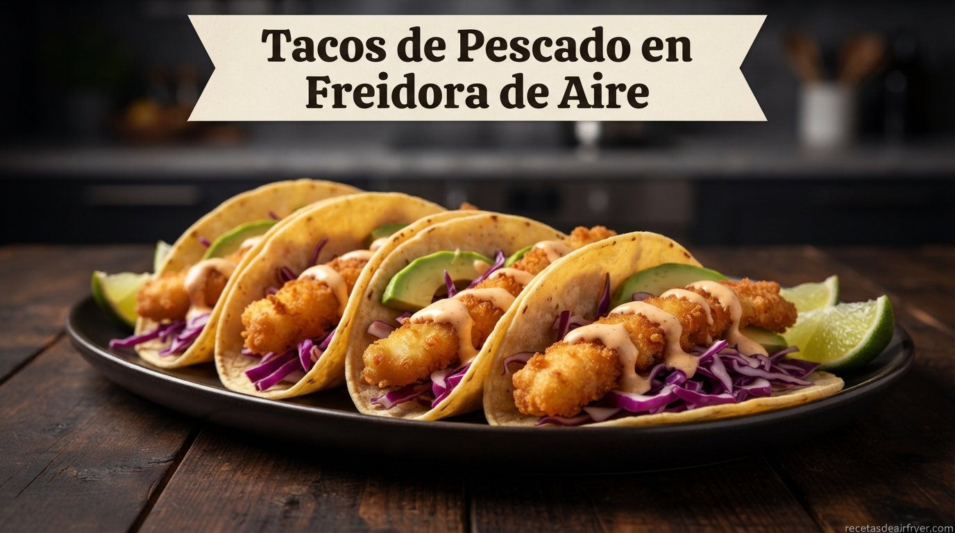 Tacos de Pescado en Freidora de Aire