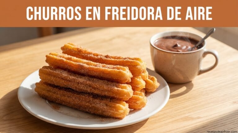 Churros en Freidora de Aire: Receta Casera Crujiente
