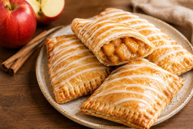 Empanadillas de manzana estilo americano en freidora de aire