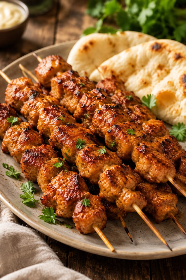 Pinchos morunos en freidora de aire