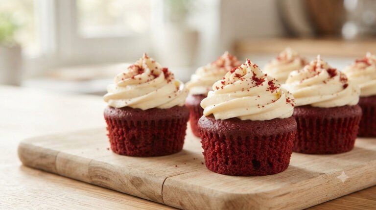 Cupcakes Red Velvet en Freidora de Aire