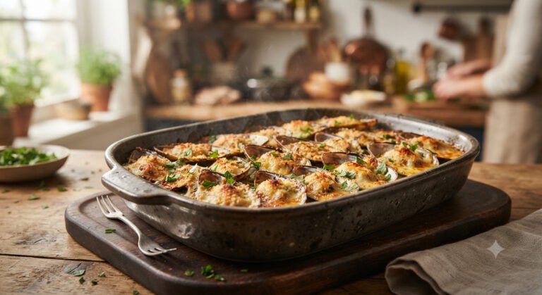 Mejillones Gratinados en Freidora de Aire
