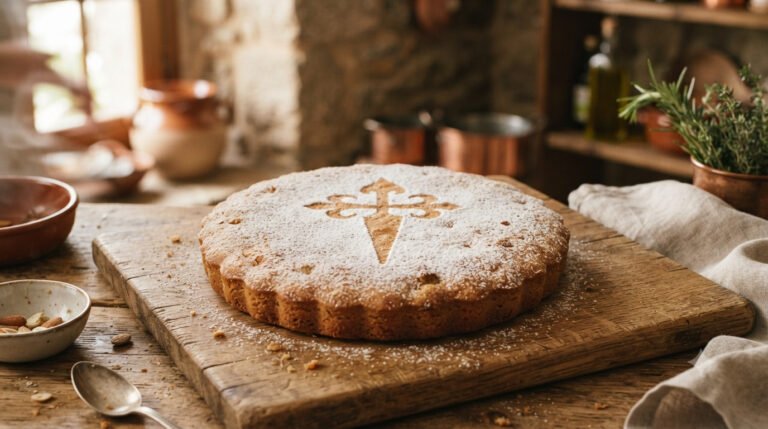 Tarta de Santiago en Freidora de Aire