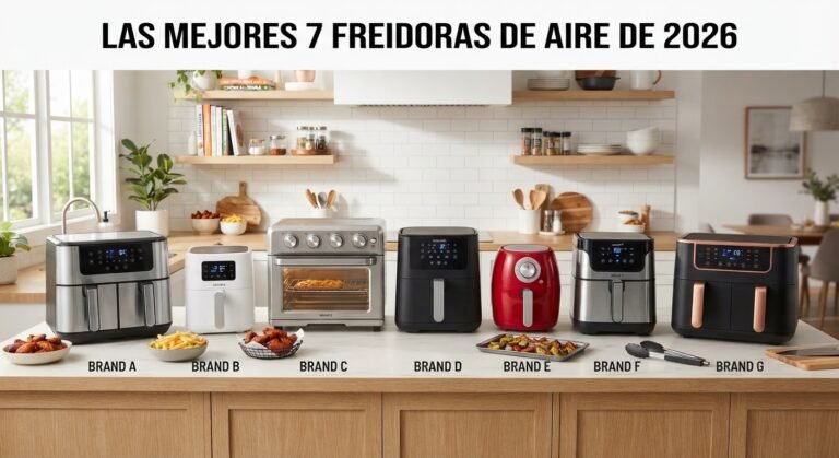Las 7 mejores freidoras de aire de 2026: comparativa y cuál comprar