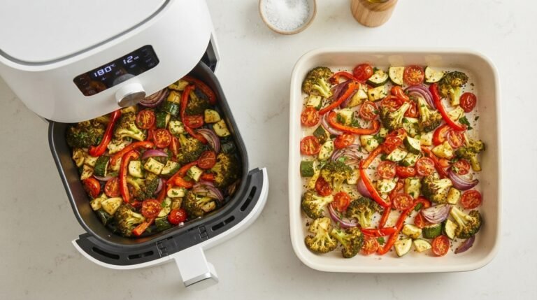 Título SEO: Tabla de Conversión de Horno a Freidora de Aire (Tiempos y Temperaturas)
