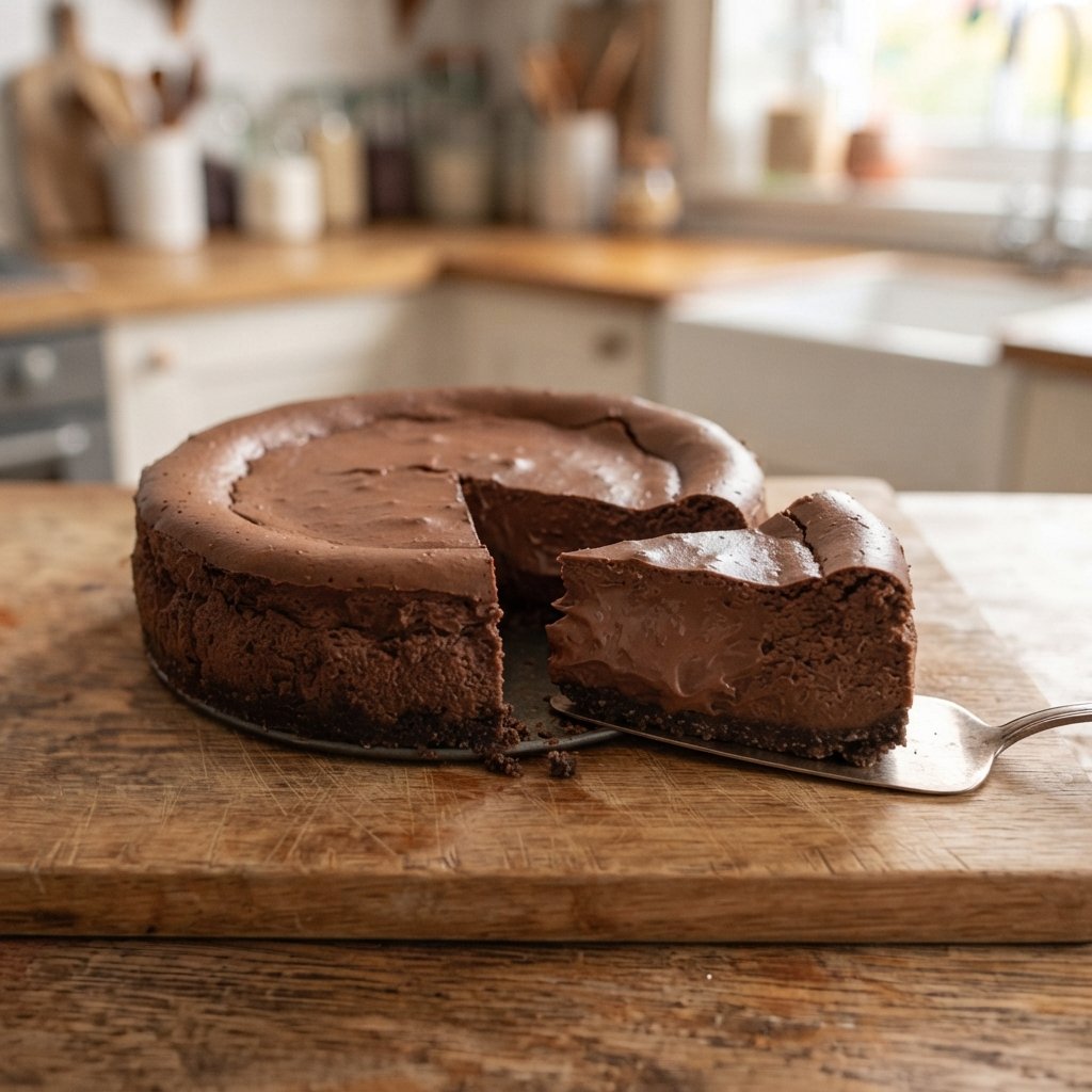 Tarta de queso con Nesquik en freidora de aire