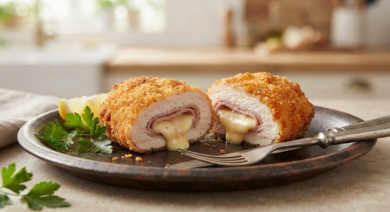 Cordon Bleu de Pollo en Freidora de Aire