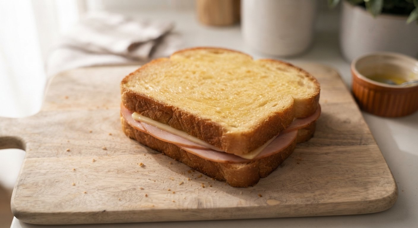 Sándwich mixto ya montado y cerrado