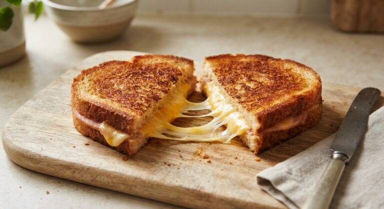 Sándwich Mixto en Freidora de Aire: Receta del Bikini Crujiente
