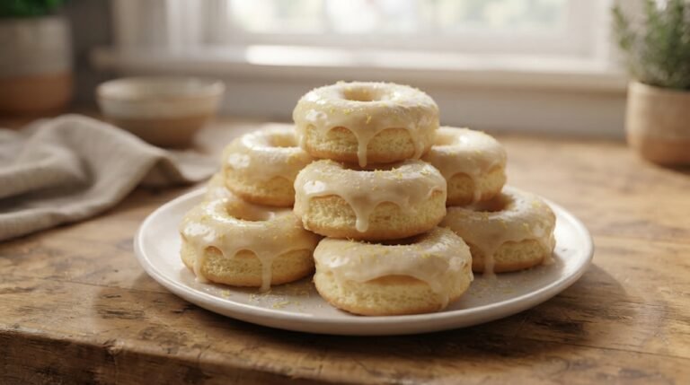 Donuts de Limón en Freidora de Aire