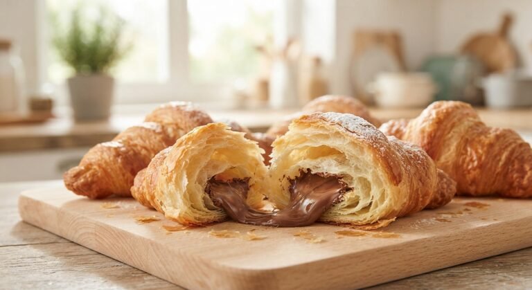 Croissants de Nutella en Freidora de Aire