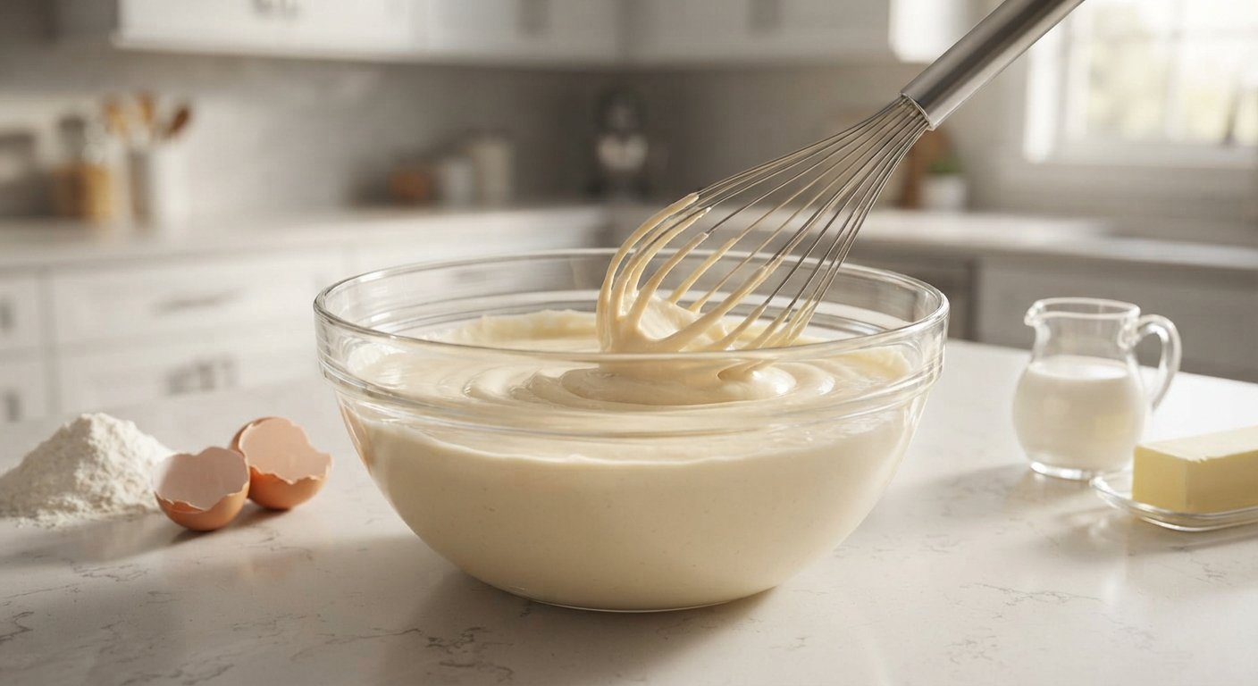 Ingredientes para preparar gofres caseros en freidora de aire