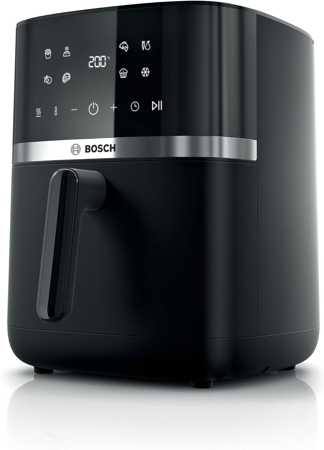 Freidora de aire Bosch Serie 4 XL MAF462B0 de 6,1 L con doble calor, según la ficha de Amazon.es