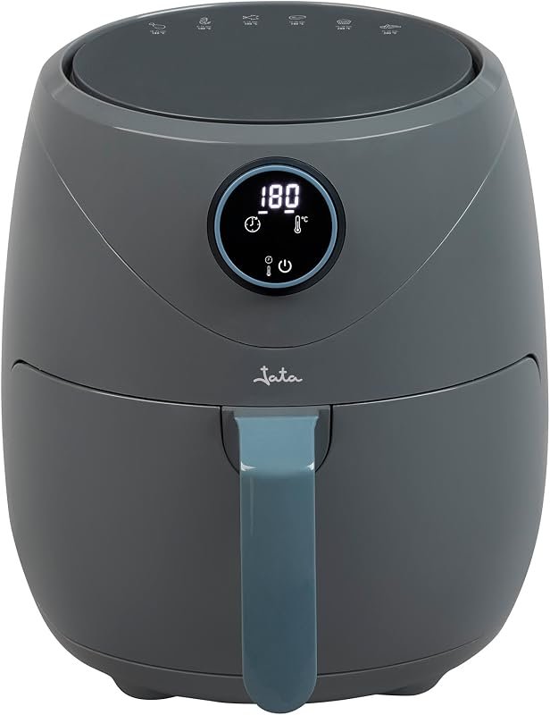 Freidora de aire Jata JEFR1229 de 5 L con pantalla digital, según la ficha de Amazon.es