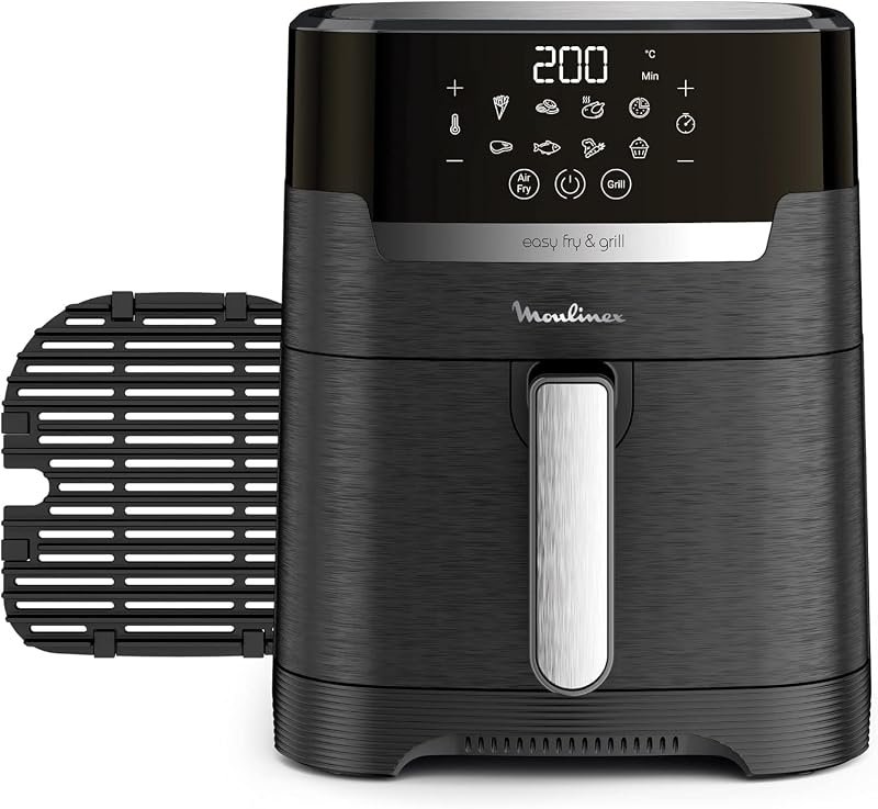 Freidora de aire y parrilla Moulinex Easy Fry & Grill de 4,2 L (EZ5058), según la ficha de Amazon.es