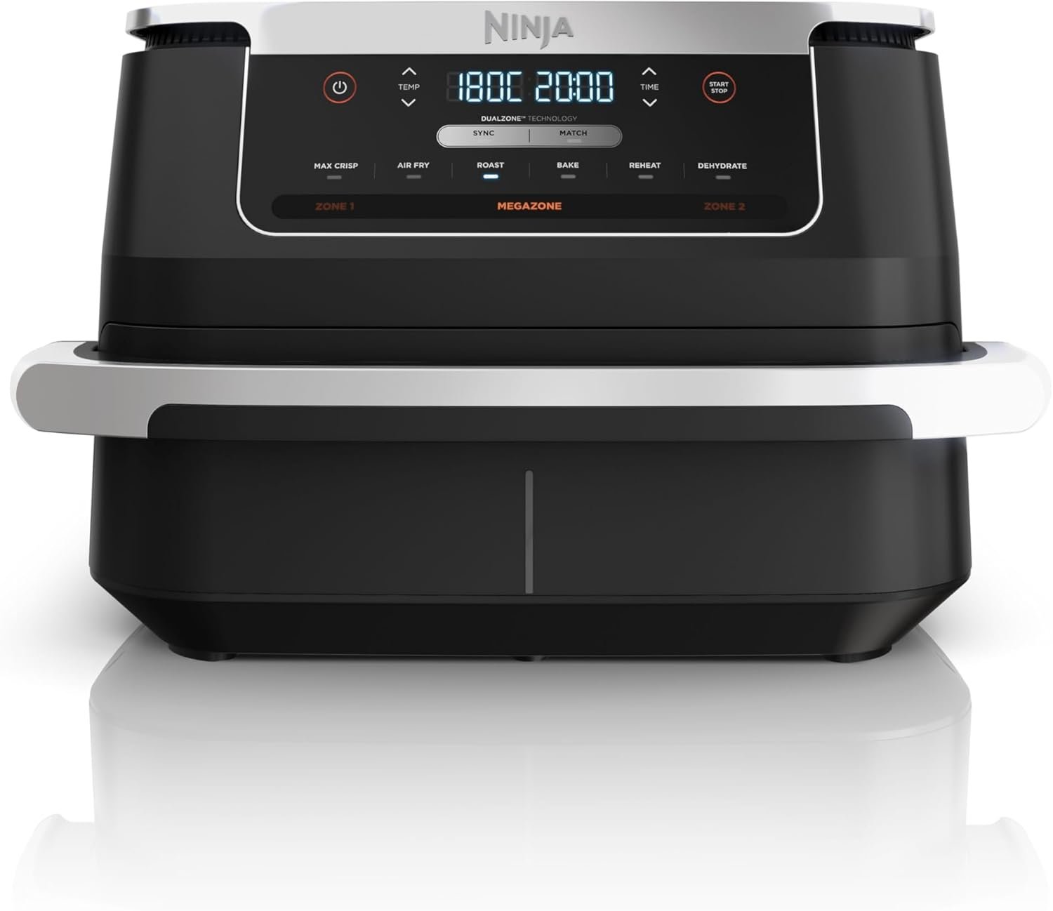 Freidora de aire Ninja FlexDrawer AF550EU de 6 L con divisor extraíble