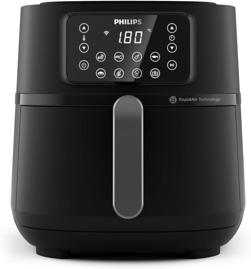 Freidora de aire Philips 5000 XXL Airfryer de 7,2 L con WiFi, según la ficha de Amazon.es