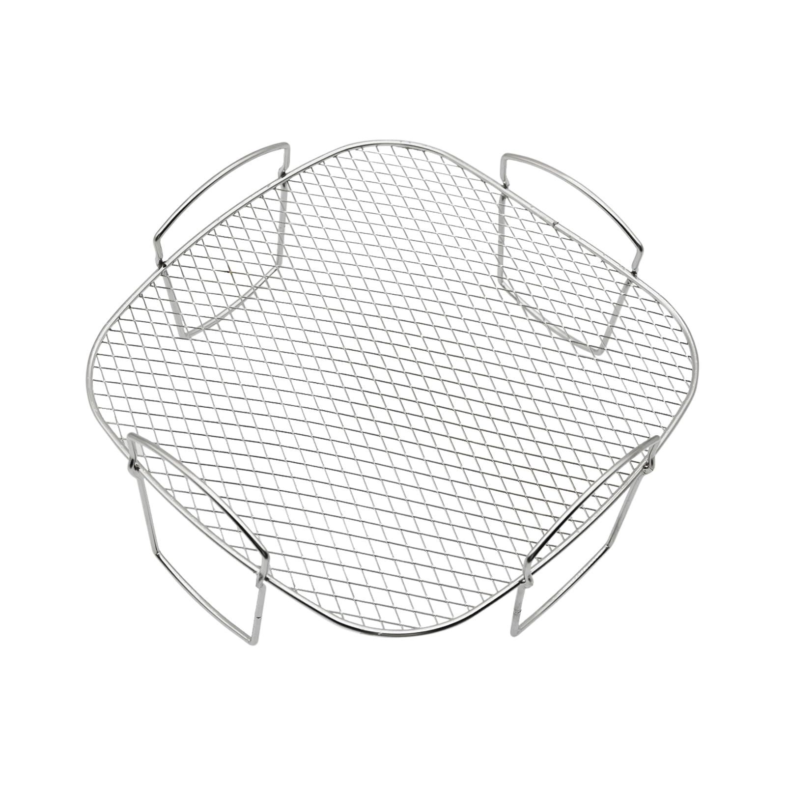 Rejilla de acero inoxidable de tres niveles Flylin para freidora de aire