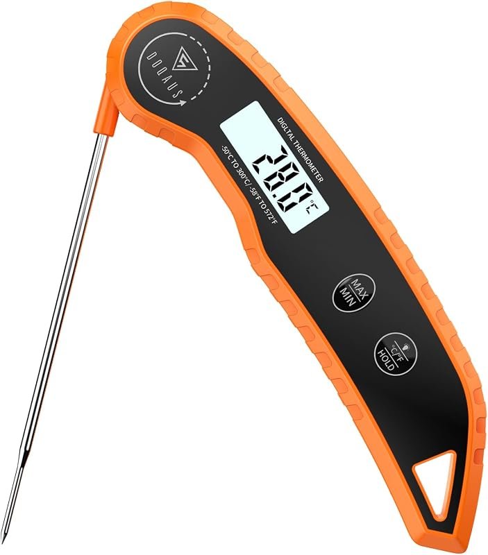 DOQAUS naranja: instantáneo plegable con ±0,5 °C