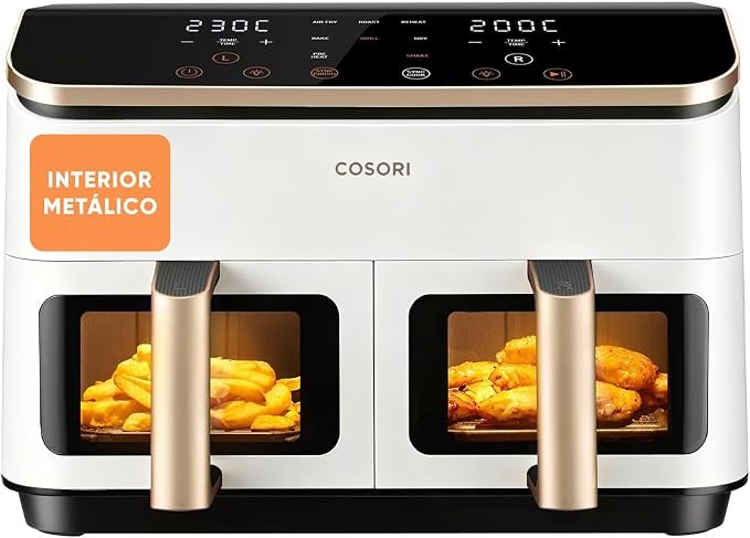 Cosori 8,5 L doble cesta con ventana